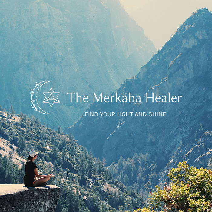 Merkaba Healer Horizontal Logo